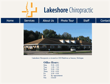Tablet Screenshot of lakeshorechiropractic.net