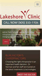 Mobile Screenshot of lakeshorechiropractic.com